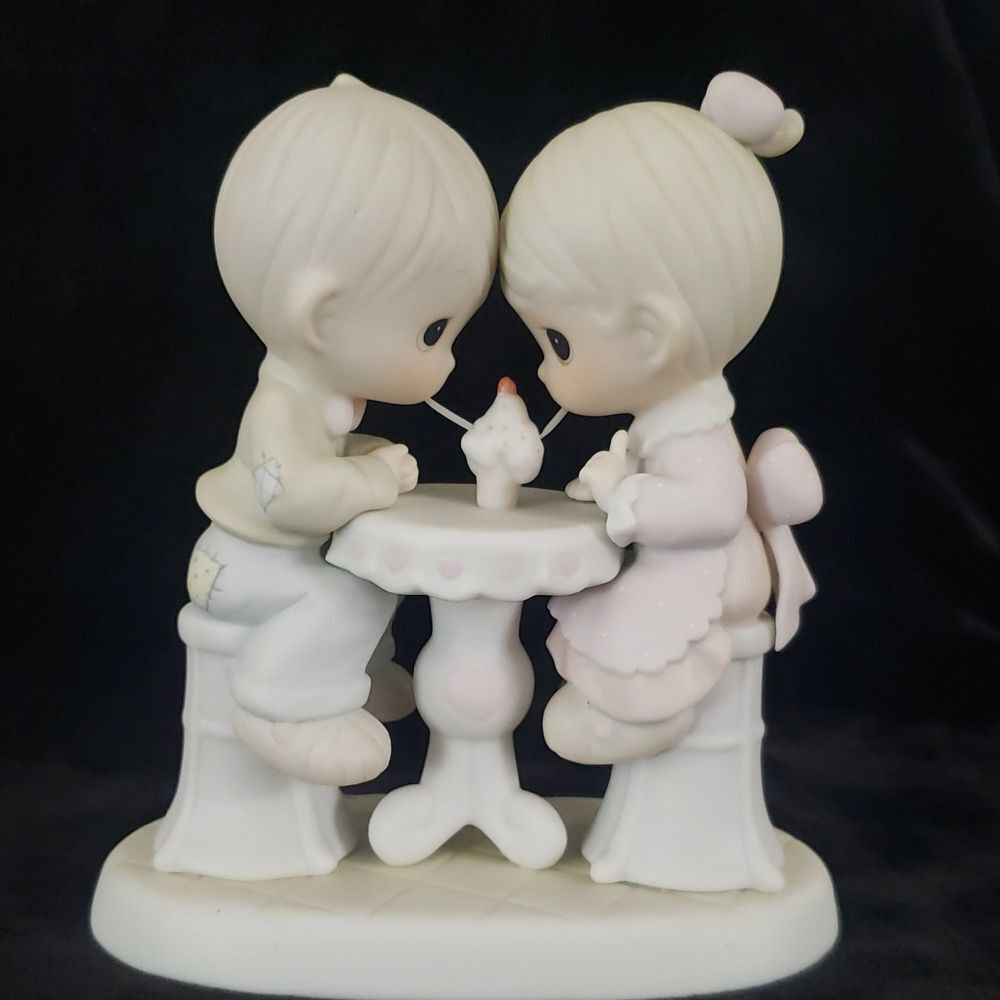 Vintage Precious Moments "Our Friendship Is Soda-Licious" Figurine 524336 (1992)